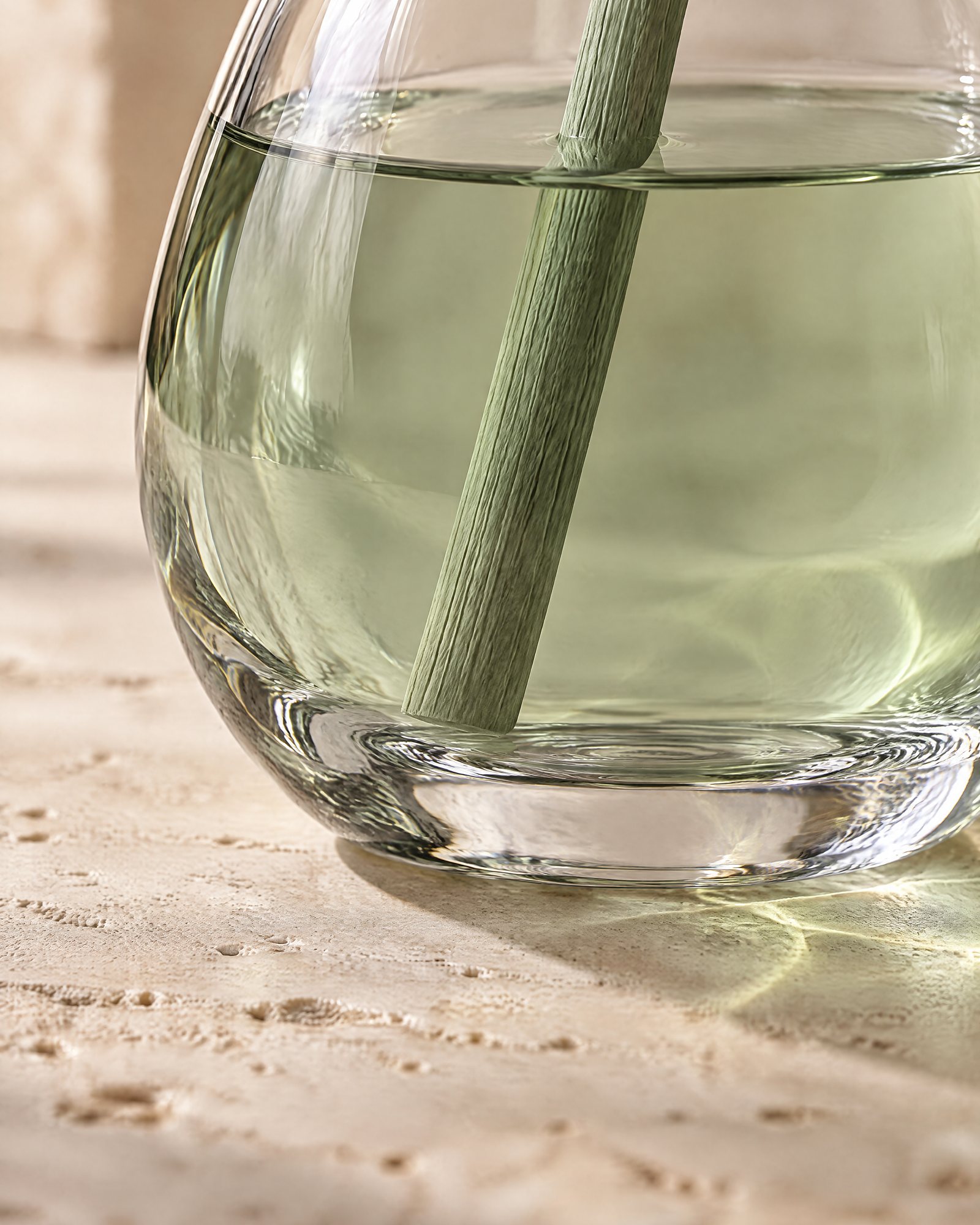 Close-up of Cut Grass & Mint Reed Diffuser