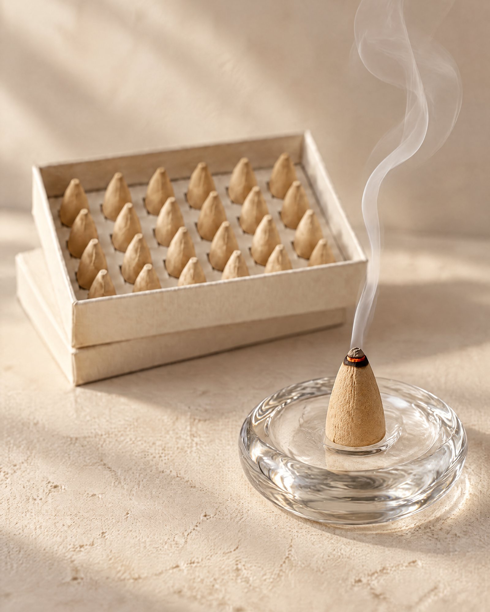 Close-up of Palo Santo Incense Cones