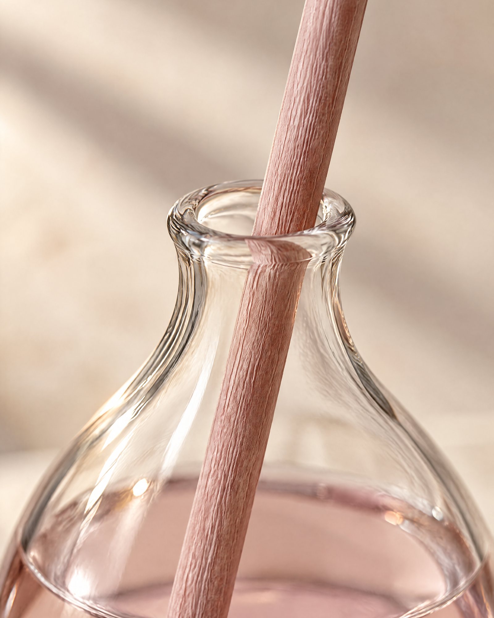 Close-up of Rose & Cardamom Reed Diffuser